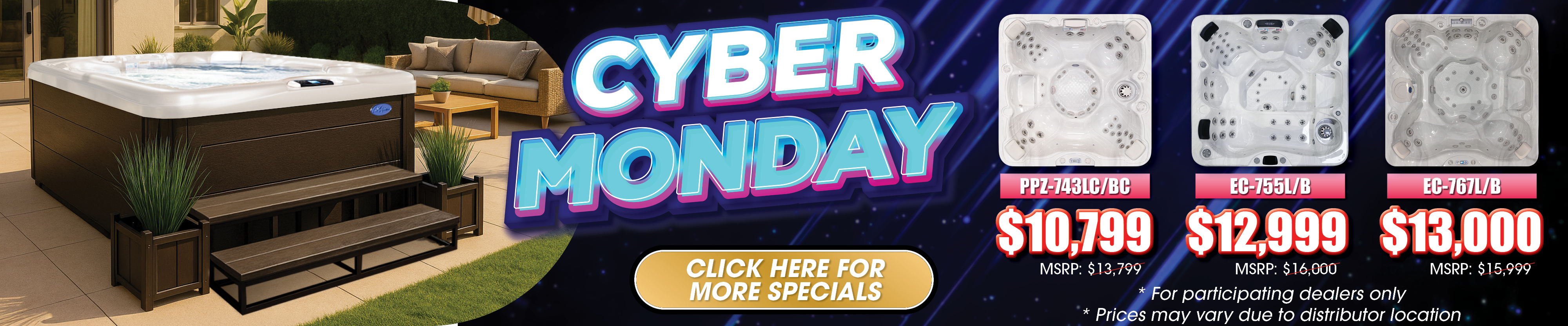 Calspas hot tub being used in a family setting - Southfield